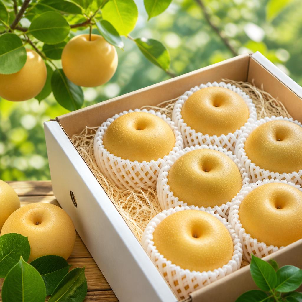 農家直送の新鮮な梨を贈り物に！